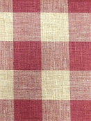 Check Please Red Pepper P Kaufmann Fabric